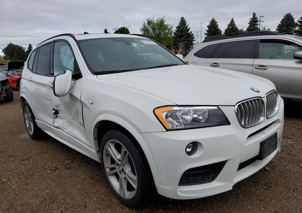 BMW X3 cena 29000 przebieg: 124191, rok produkcji 2014 z Wąsosz małe 67